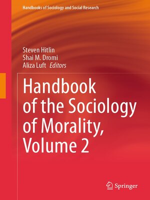 cover image of Handbook of the Sociology of Morality, Volume 2